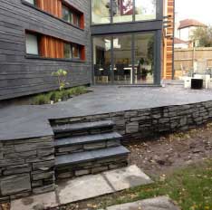 Modern garden makeover by Ocean Stone